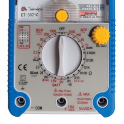 Multímetro analógico portátil - ET-3021C Multímetro analógico portátil - ET-3021C