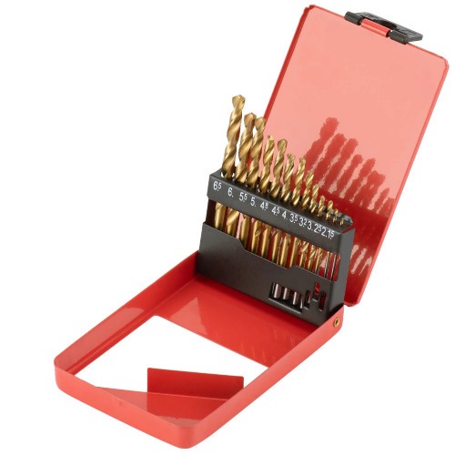 Jogo de brocas a�o r�pido de 1,5 � 6,5 mm com 13 pe�as