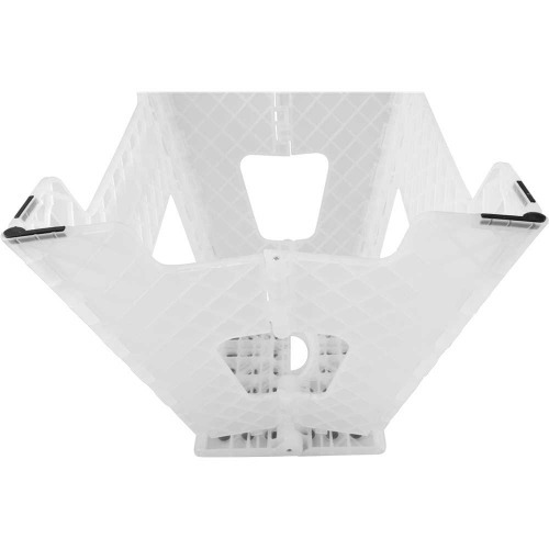 Banqueta pl�stica dobr�vel transparente 360 mm