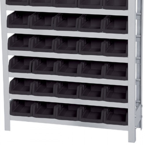 Estante met�lica com 30 gavetas n� 3 preta - EP30/3P