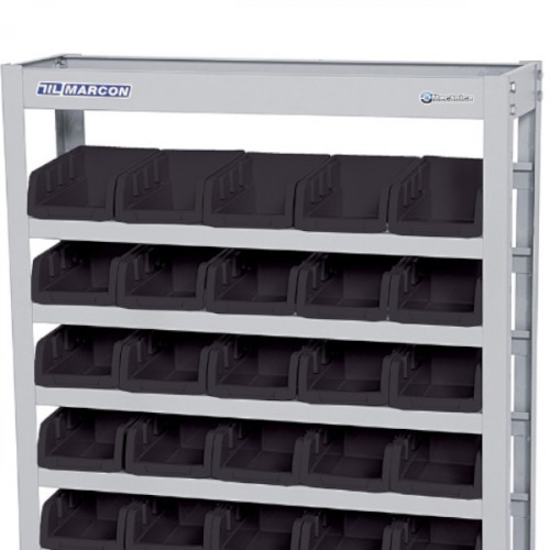 Estante met�lica com 30 gavetas n� 3 preta - EP30/3P