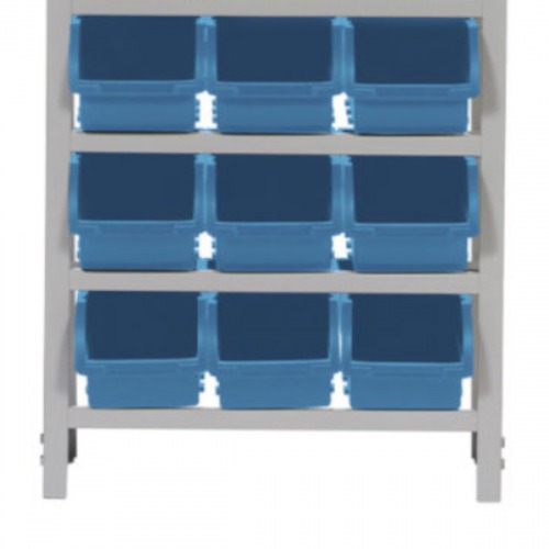 Estante metálica com 12 gavetas n° 5 azul - EP12/5A Estante metálica com 12 gavetas n° 5 azul - EP12/5A