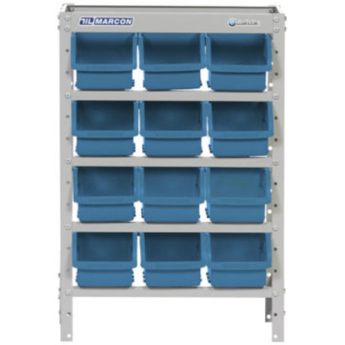 Estante met�lica com 12 gavetas n� 5 azul - EF12/5A