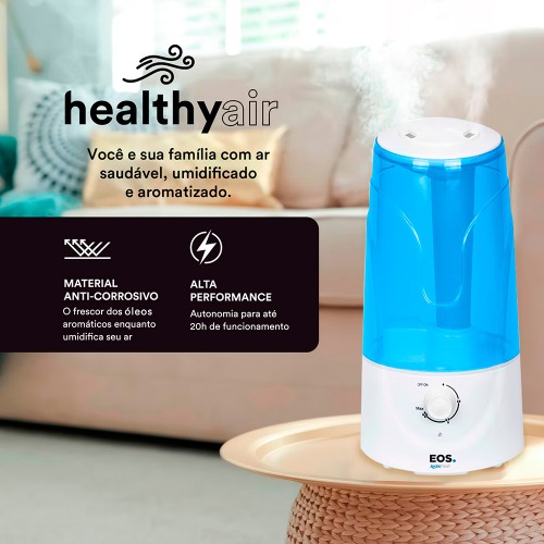 Umidificador e Aromatizador de Ar Ultrass�nico 3L  Artic Fresh - EUM02A  110V/220V