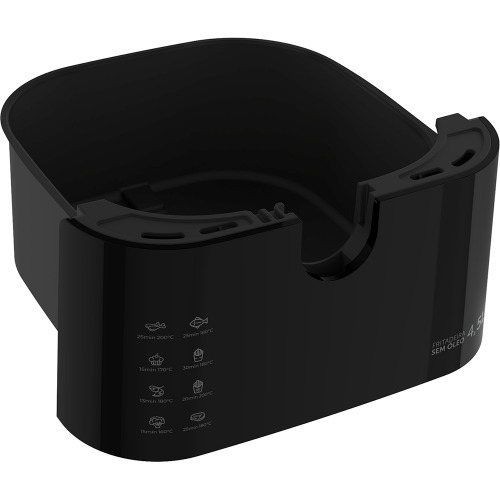 Fritadeira el�trica sem �leo air fryer 4,5l 1500w Black Perform - OFRT510  220V
