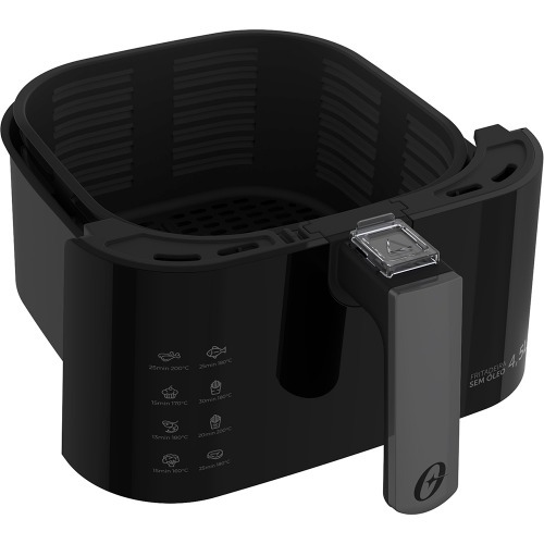 Fritadeira el�trica sem �leo air fryer 4,5l 1500w Black Perform - OFRT510  220V