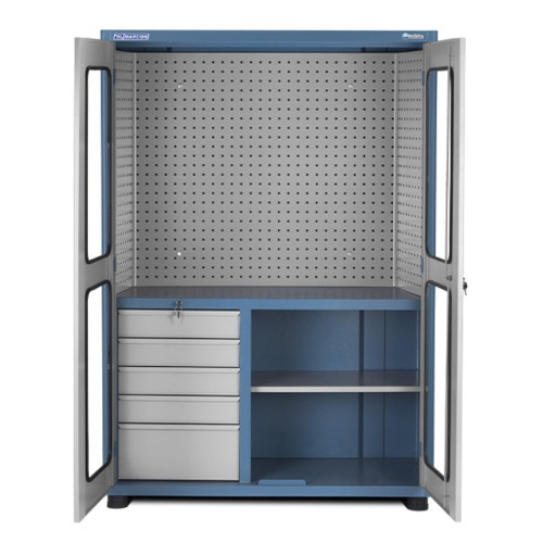 Arm�rio com 1 prateleira 5 gavetas e portas de acr�lico - AM-12