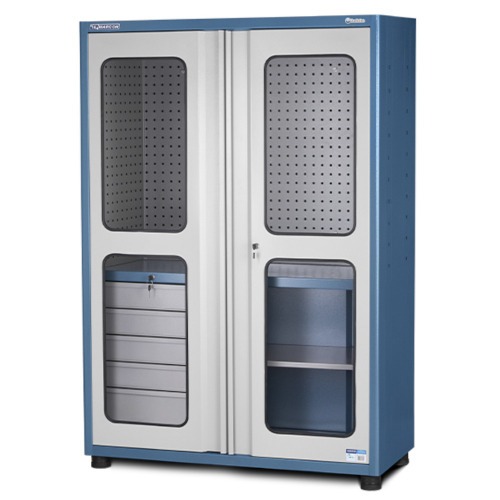 Arm�rio com 1 prateleira 5 gavetas e portas de acr�lico - AM-12