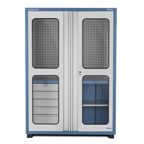 Arm�rio com 1 prateleira 5 gavetas e portas de acr�lico - AM-12