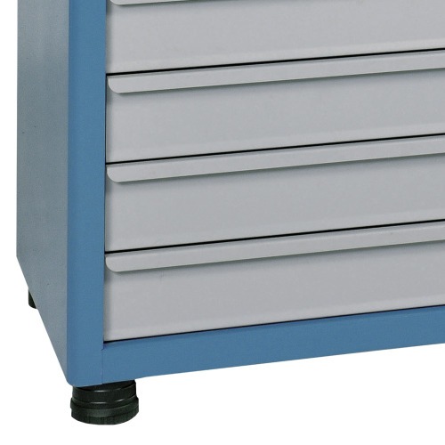 Arm�rio para ferramentas com 3 prateleiras 9 gavetas e portas de vidro - AM-69