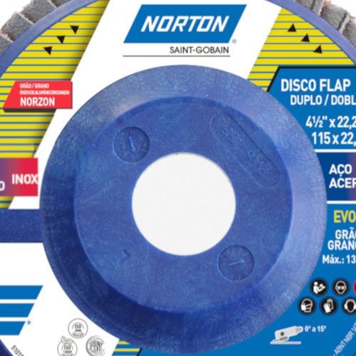 Disco de lixa flap disc reto 4.1/2