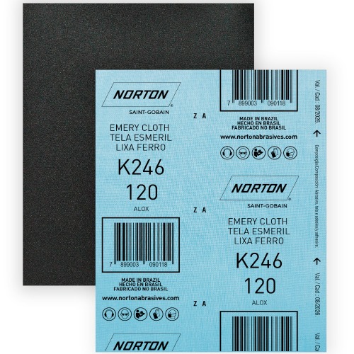 Folha de lixa para ferro 225 x 275 mm - K246