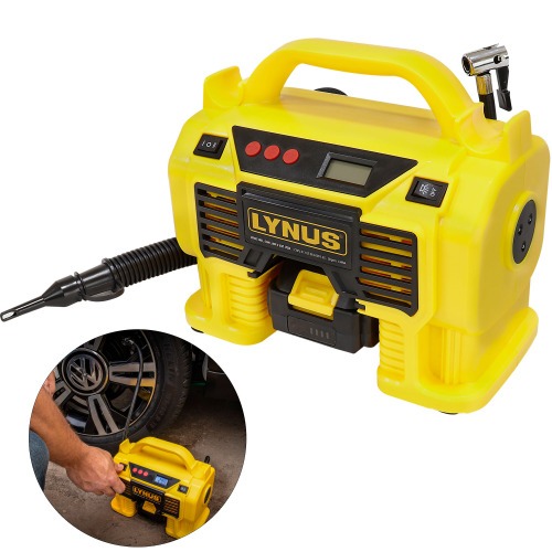 Compressor de ar e calibrador port�til a bateria 20V - CABI-20160  110V/220V