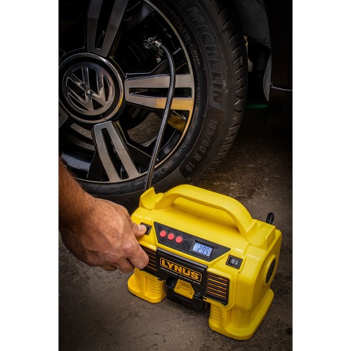 Compressor de ar e calibrador port�til a bateria 20V - CABI-20160  110V/220V