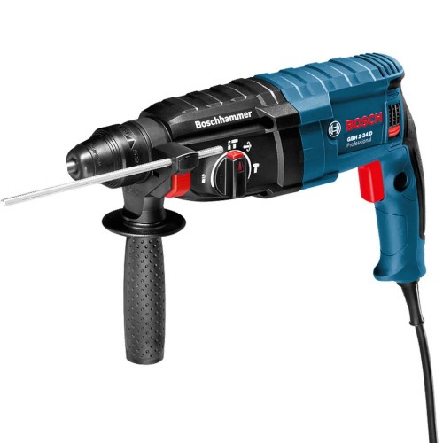 Combo Martelete Perfurador Rompedor 820W 2,7J GBH 2-24D + Esmerilhadeira angular 4.1/2