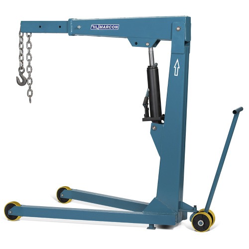 Guincho hidr�ulico 2 toneladas com prolongador rodas de poliuretano - MGH-2CP