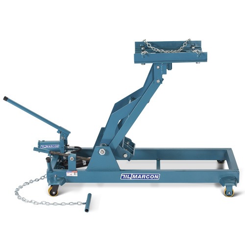 Macaco hidr�ulico para caixa c�mbio de 750 kg com rodas de pu - 4105