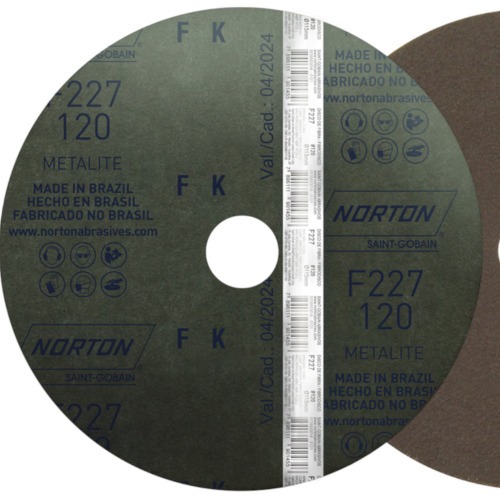 Disco de lixa de fibra 115 x 22 mm - F227 Disco de lixa de fibra 115 x 22 mm - F227