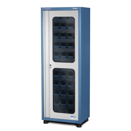 Armário com 66 caixas n° 3 e portas de vidro - AM-47 Armário com 66 caixas n° 3 e portas de vidro - AM-47