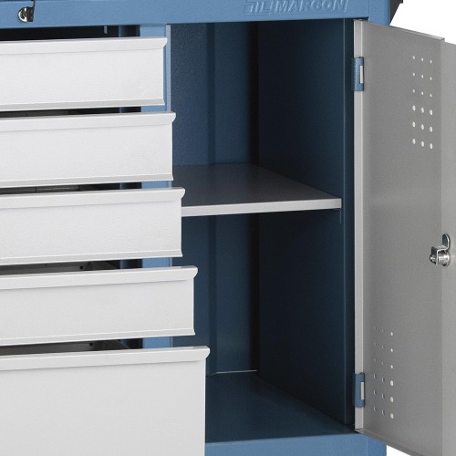 Carrinho para ferramentas fechado com 5 gavetas - CR-15