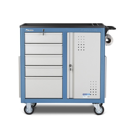 Carrinho para ferramentas fechado com 5 gavetas - CR-15