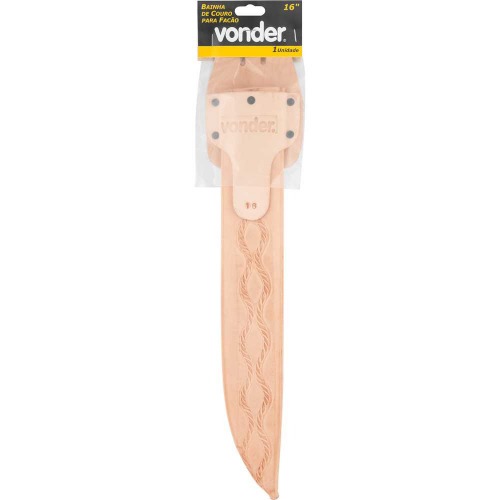 Bainha de couro fixa para fac�o de 16