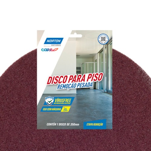 Disco removedor de fibra para piso 350 mm Disco removedor de fibra para piso 350 mm