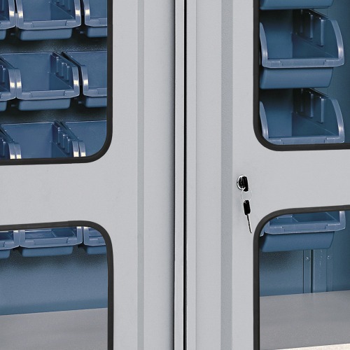 Arm�rio para ferramentas 2 portas com 33 gavetas pl�sticas - AM-78