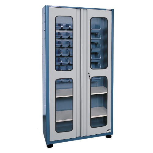 Arm�rio para ferramentas 2 portas com 33 gavetas pl�sticas - AM-78