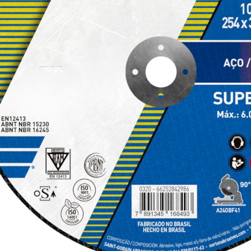 Disco de corte para metal 10