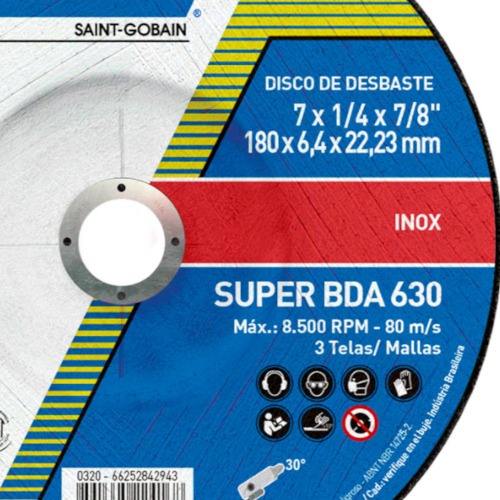 Disco de desbaste para inox 7