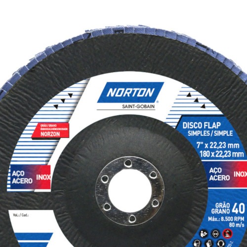 Disco de lixa flap fibra 7