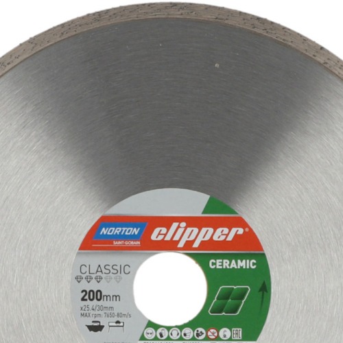 Disco diamantado liso 200 mm para azulejos e cer�mica