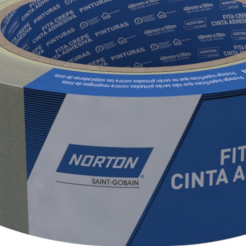 Fita crepe adesiva de 48 mm x 50 metros