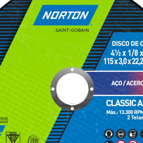 Disco de corte para a�o 4.1/2