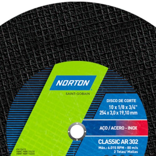 Disco de corte para a�o 10