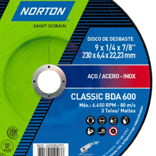 Disco de desbaste para a�o 9