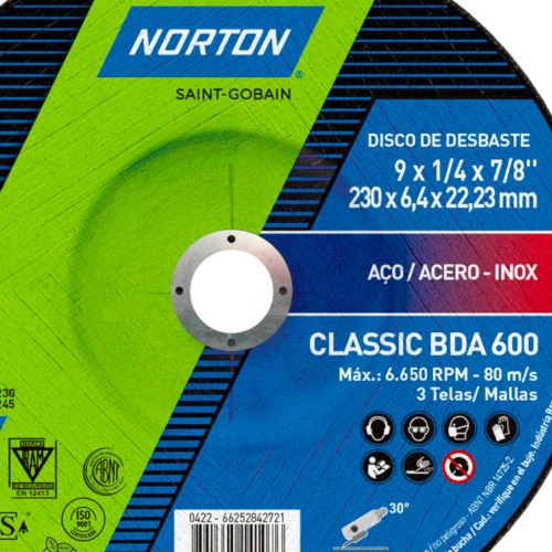 Disco de desbaste para a�o 9