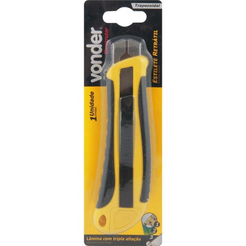 Estilete trapezoidal retr�til 18 mm