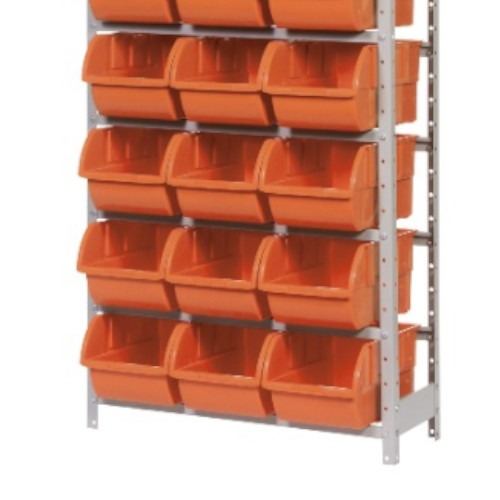Estante met�lica com 21 gavetas n� 7 laranja - EF21/7L