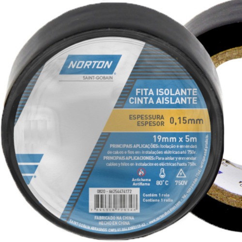 Fita isolante torre 19 mm x 5 m