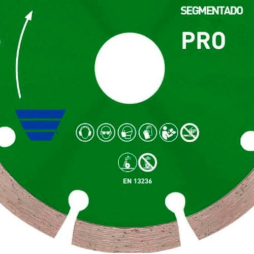Disco diamantado segmentado 230 x 22,23 mm para concreto 