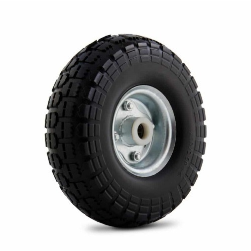 Roda completa de borracha maci�a 9