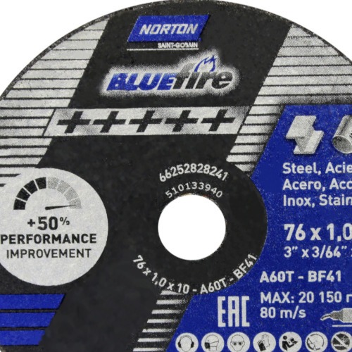 Disco de corte para metal e inox 3 x 3/64 x 25/64 Disco de corte para metal e inox 3 x 3/64 x 25/64