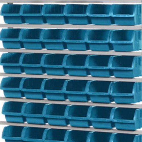 Estante met�lica com 54 gavetas n� 5 azul - EP54/5A                         