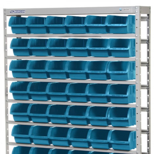 Estante met�lica com 54 gavetas n� 5 azul - EP54/5A                         