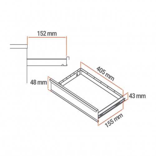 Arm�rio para ferramentas com 1 prateleira 2 gavetas e porta com visor de vidro - AR-3
