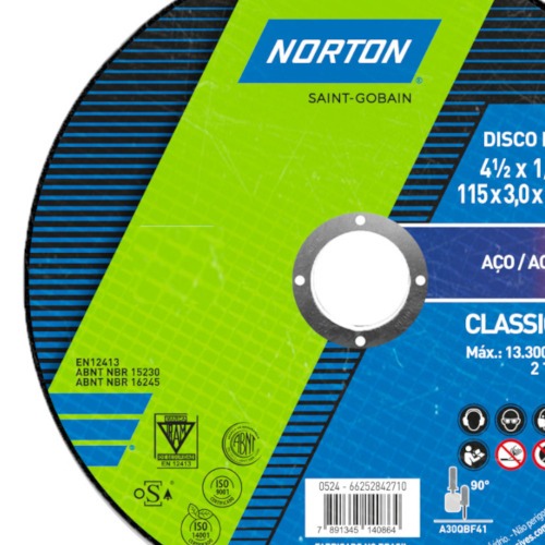 Kit 25 Discos de corte para a�o 4.1/2 x 1/8 x 7/8