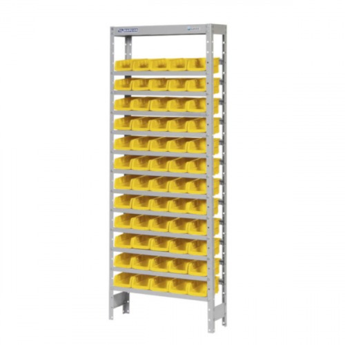 Estante met�lica com 60 gavetas n� 3 amarela - EF60/3AM