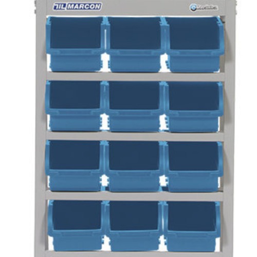 Estante met�lica com 12 gavetas n� 5 azul - EM12/5A